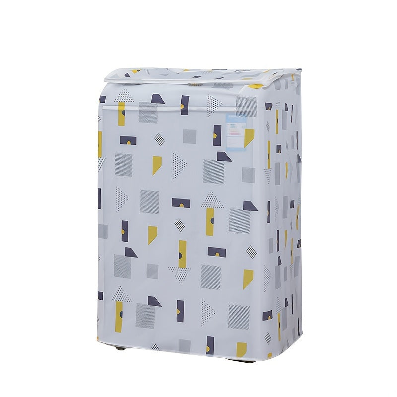 Universal PEVA Waterproof Washing Machine Dust Cover Thick Flip-Top Protective