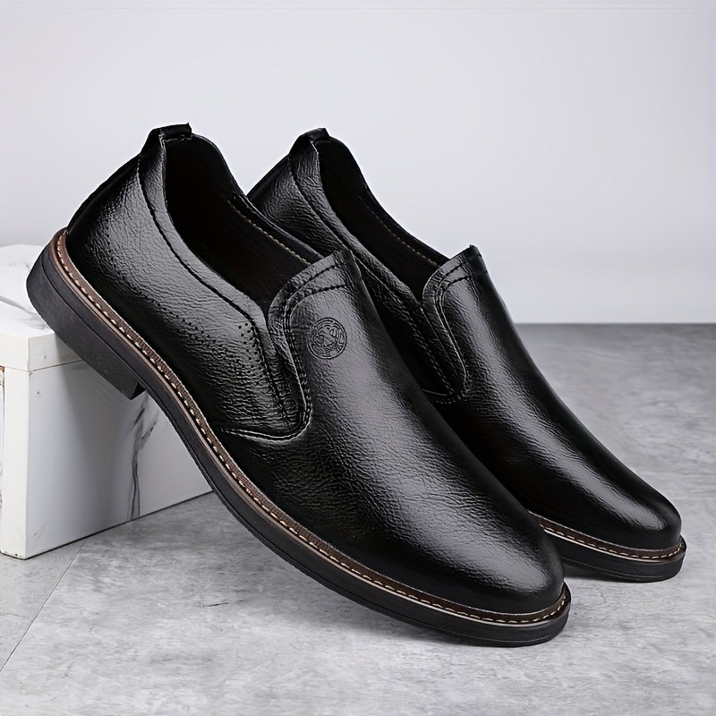Men's Split Loafers Breathable Design Soft Rubber Sole Casual All-Season