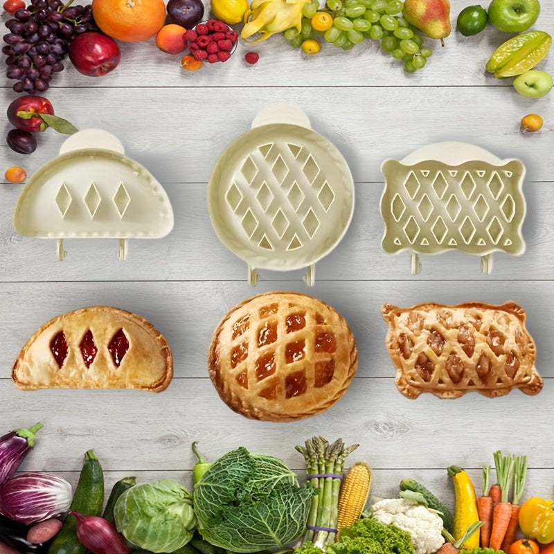 Mini Pie Molds Set with Dough Presser for Hand Pies Baking Kitchen Tools