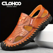 Ikki qatlamli sigir terisi va kauchuk pastki qismiga ega qo'l mehnati bilan tayyorlangan erkaklar poyafzallari, tikilgan, yopishtirilmagan, nafas oladigan va zamonaviy dizayn.