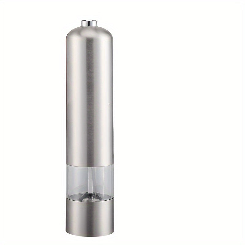 Electric Spice Grinder Salt and Pepper Mill with LED Light, Adjustable Stainless Steel