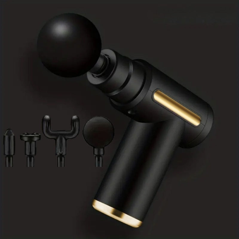 Portable Electric Massage Gun for Full Body Muscle Relaxation Rechargeable Lithium Battery