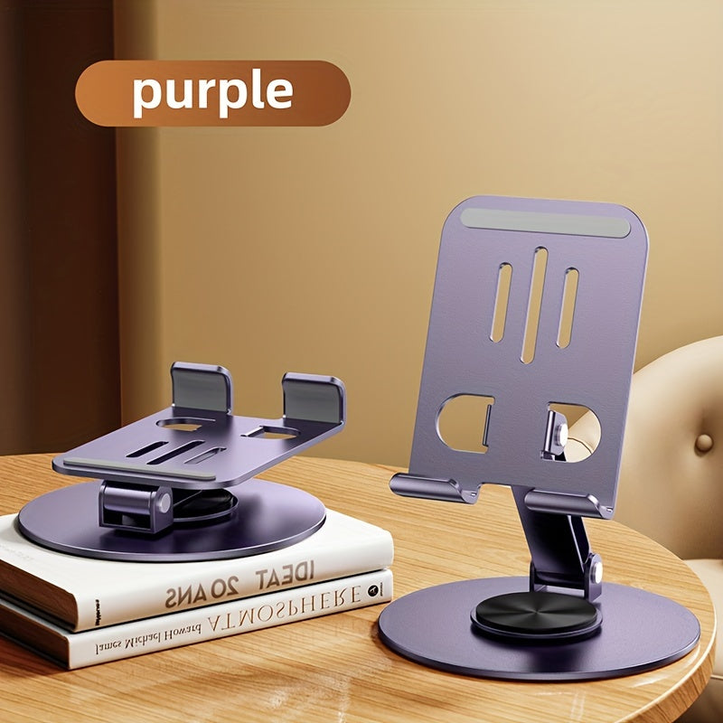 Soporte ajustable y plegable para teléfono móvil para escritorio, compatible con iPhone y smartphones