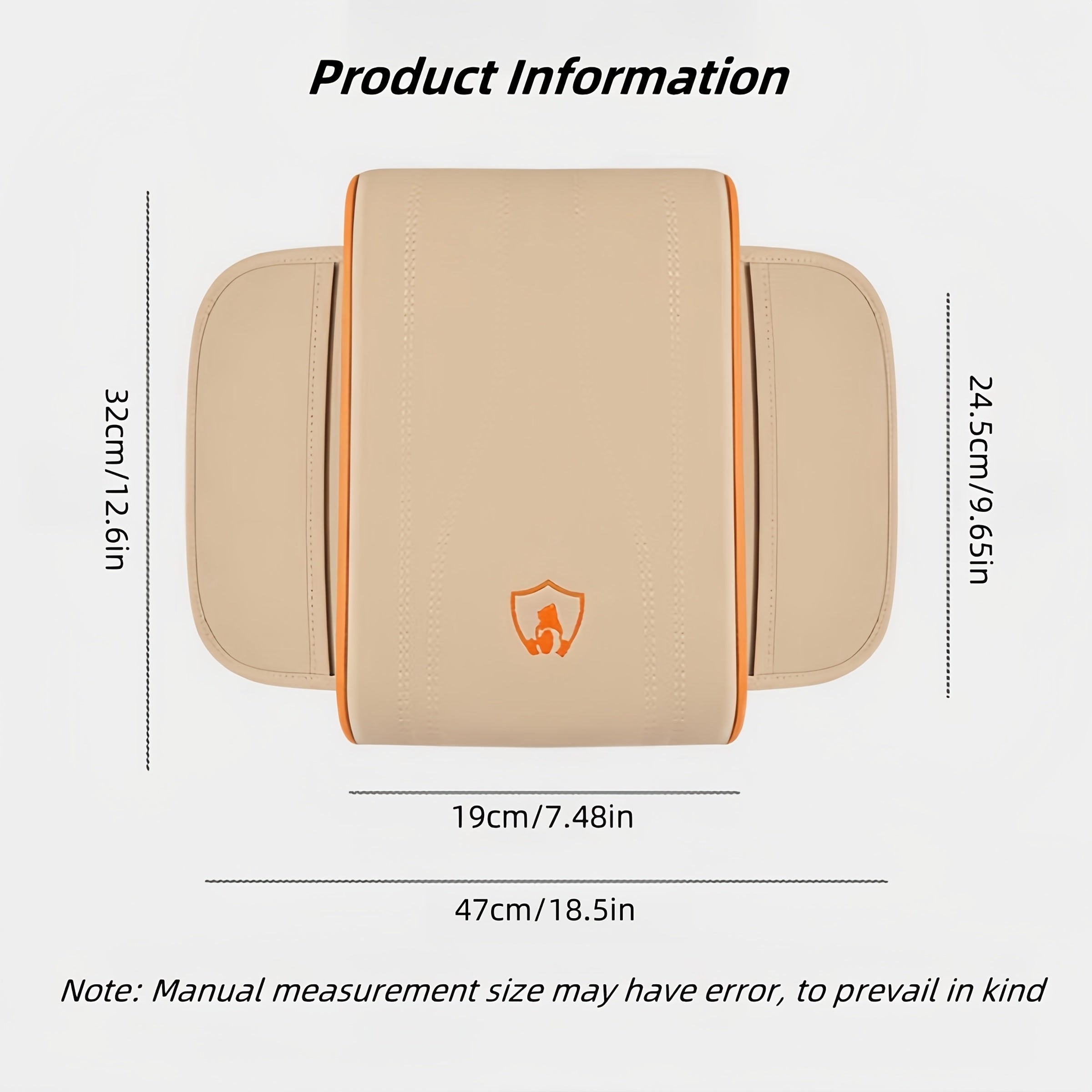 Memory Foam Car Armrest Cushion Stylish Comfortable Anti-Slip Easy Install