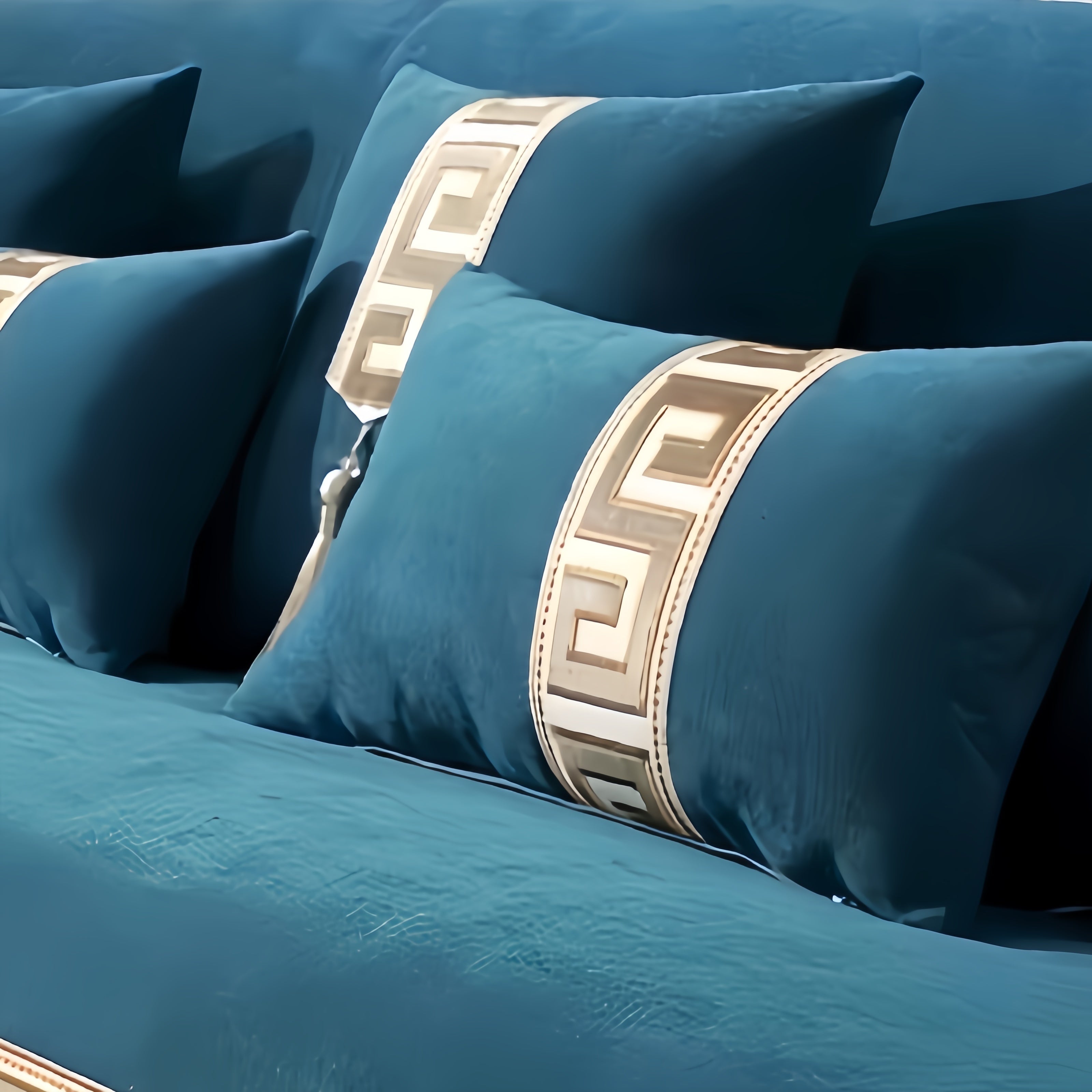 Bohemian Chenille Sofa Cover All Season Non-Slip Pet-Friendly Modern Geometric Fits 1-4 Seaters