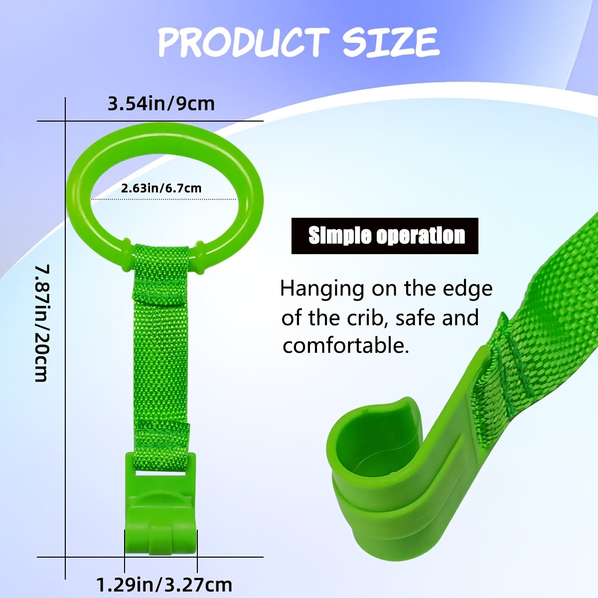 4 ta mustahkam plastik qo'l tortish halqalari xona bezatish, o'yin to'siqlari va o'yin yotoqlari uchun. Ichki partiyalar uchun mukammal va oson o'rnatiladigan uy aksessuarlari.