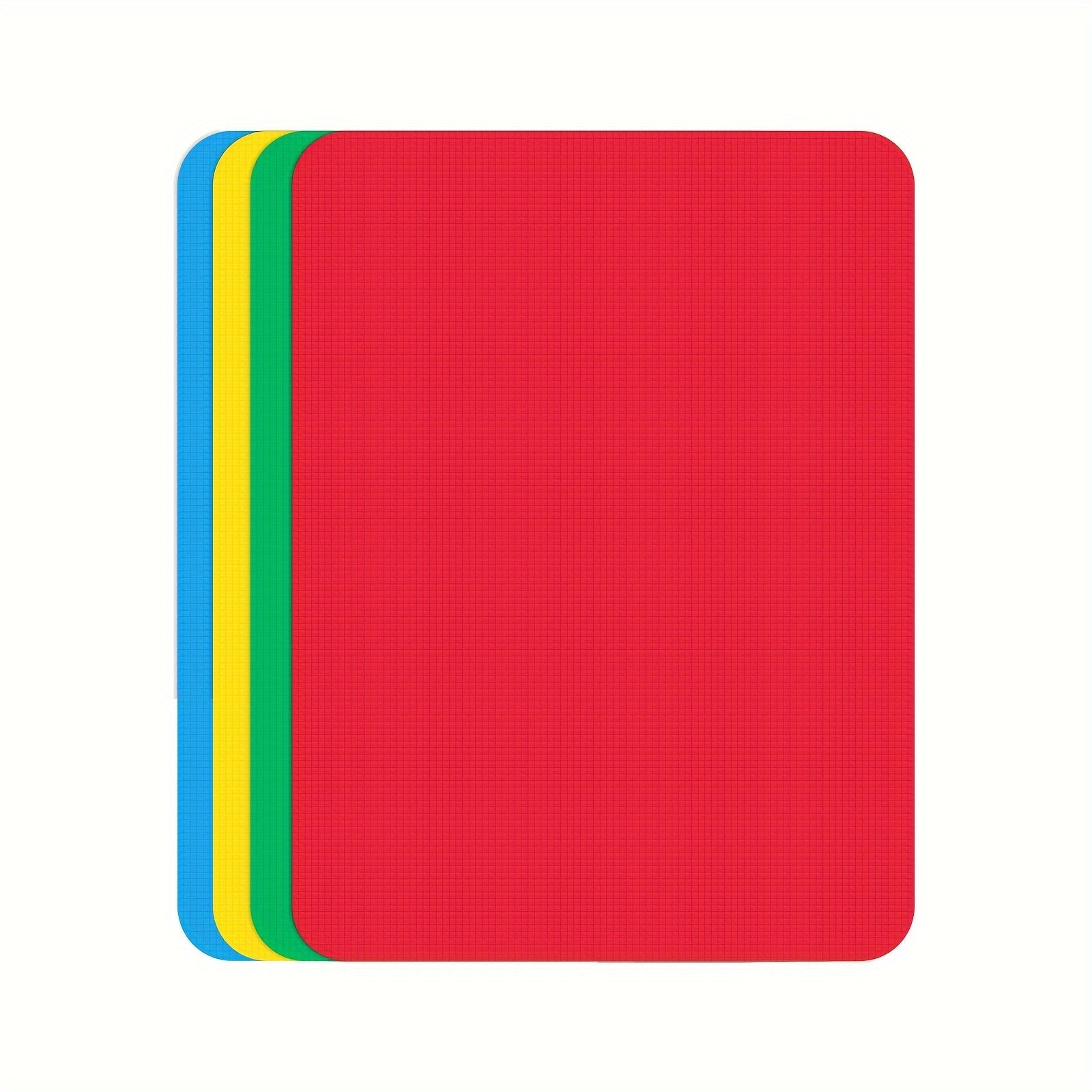 Set of 4 BPA-Free Plastic Cutting Boards for Kitchen, Flexible, 38.1cm x 30.48cm