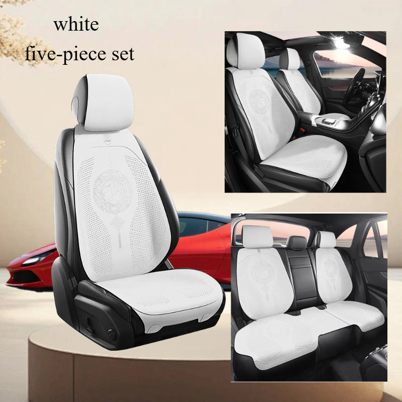 Universal Car Seat Cushion Faux Leather All-Season Universal Fit