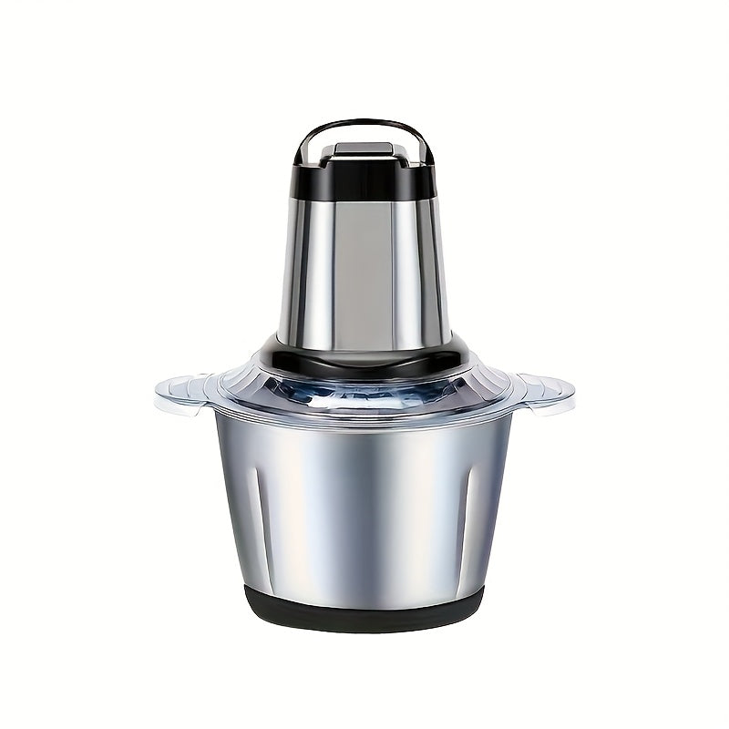 Large Capacity Meat and Vegetable Grinder 4L Commercial Mixer 3-Speed Stainless Steel