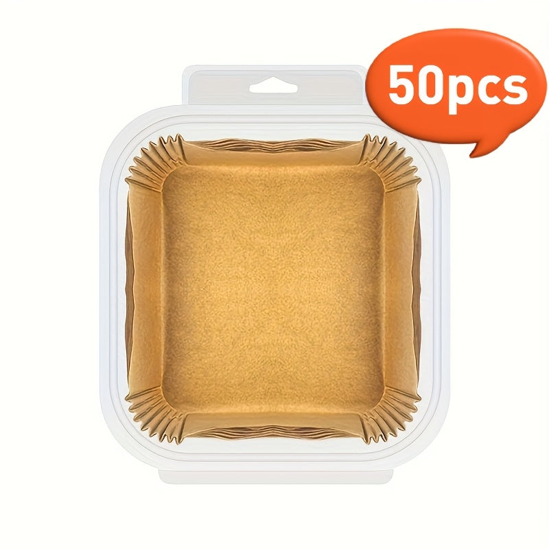 50/100 шт. Многоразовые принадлежности для вечеринок для аэрогриля, пергамент для выпечки, кухонные аксессуары