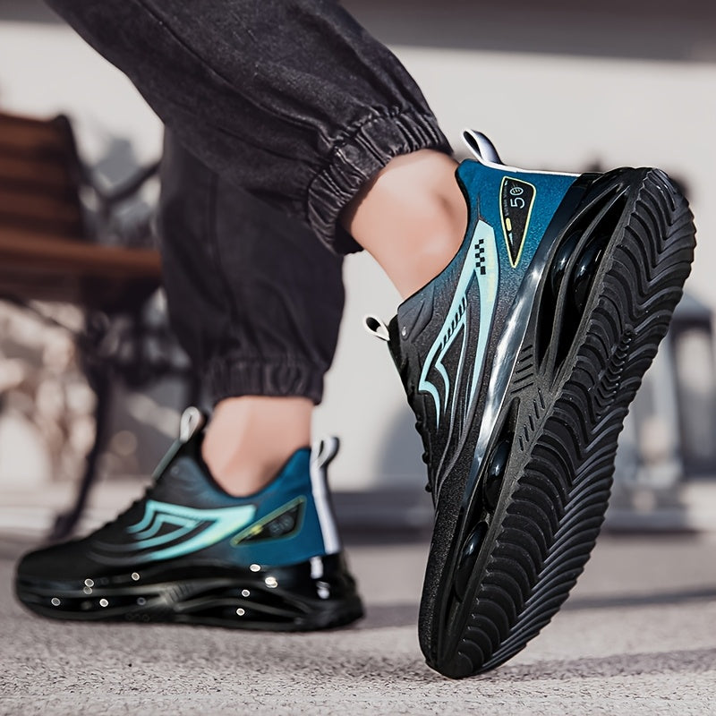 Мужские спортивные кроссовки из дышащей сетки, легкие, повседневные, уличный стиль, геометрический узор Аргайл