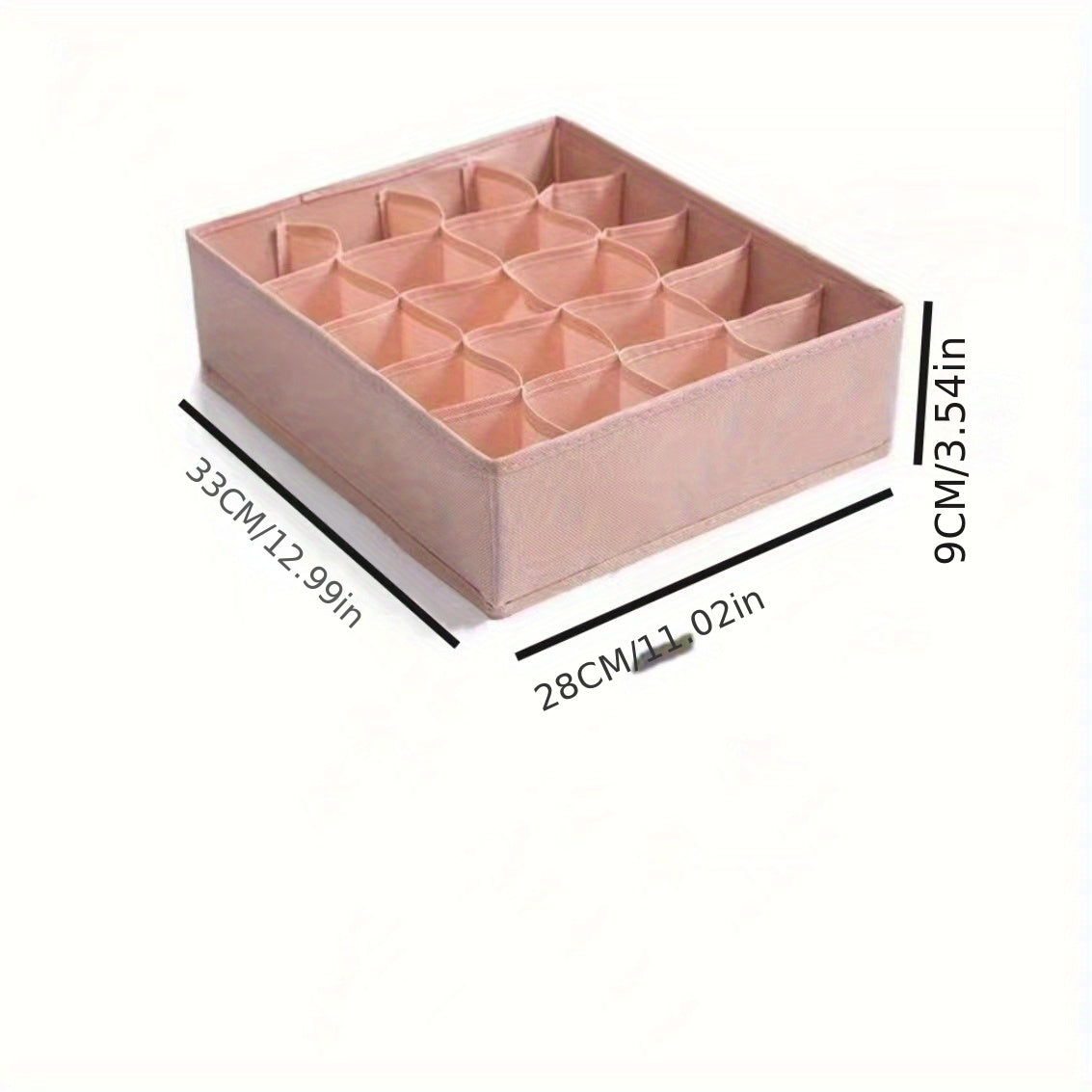 Foldable Storage Box for Socks and Underwear Closet Organizer Drawer Divider