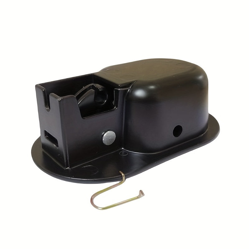 Black Metal Recliner Handle for 3mm and 6mm Cable Barrel Ends, No Wiring Needed