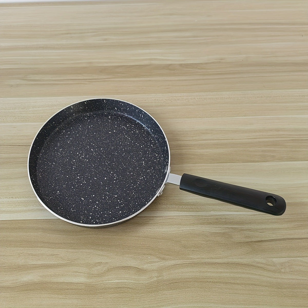 Aluminum Non-Stick Pancake Pan 25.91cm with Wooden Handle Dishwasher Safe