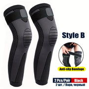 Unisex Extra Long Compression Leg Warmers with Elastic Band for Basketball and Football