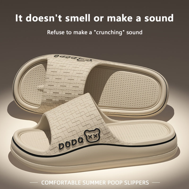 Женские EVA слайды - летние пляжные шлепанцы для бассейна и отдыха с принтом лапы