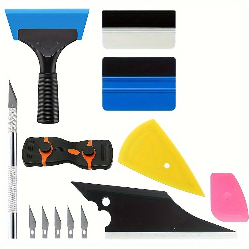 Car Window Tint Application Kit Glass Protective Film Installing Tool Squeegee