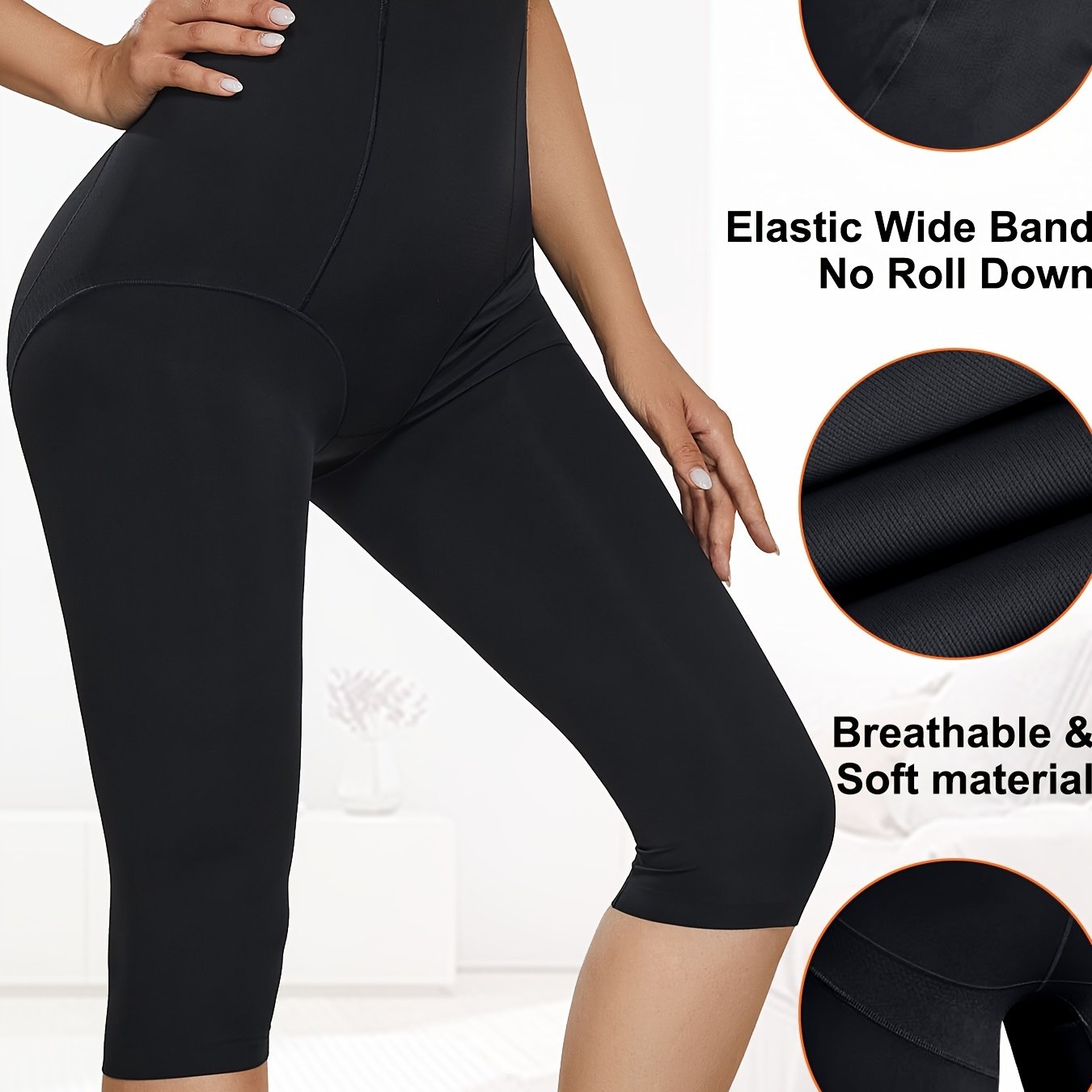 Women's Tummy Control Shaping Shorts and Capris with Seamless Compression