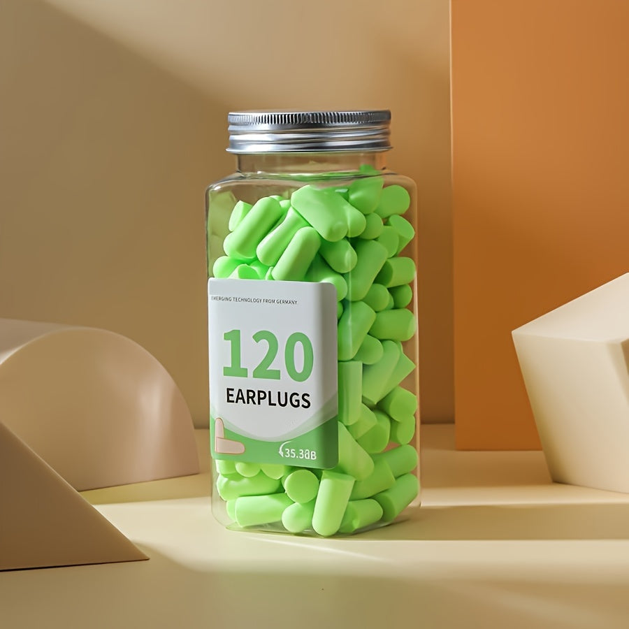 Многоразовые беруши с шумоподавлением для сна - Идеально для студентов и домашнего использования, 60/120 шт., Звукоизолирующие