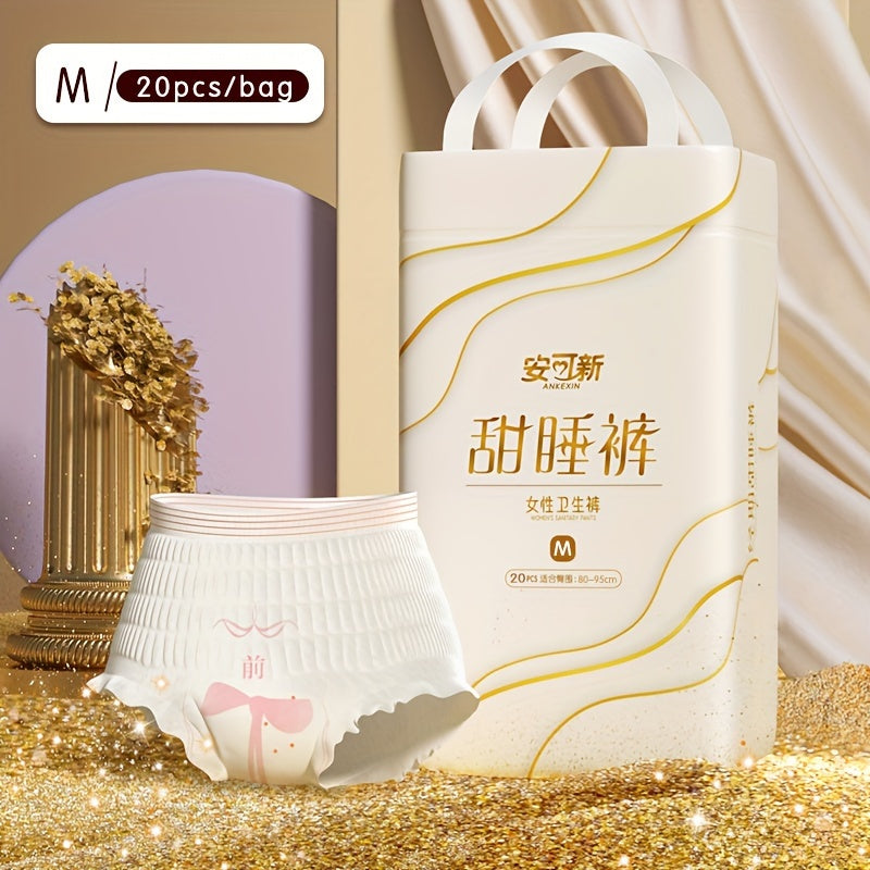 Oversized Sanitary Napkins with Red Bean Core and Breathable Menstrual Safety Pants Disposable Underwear