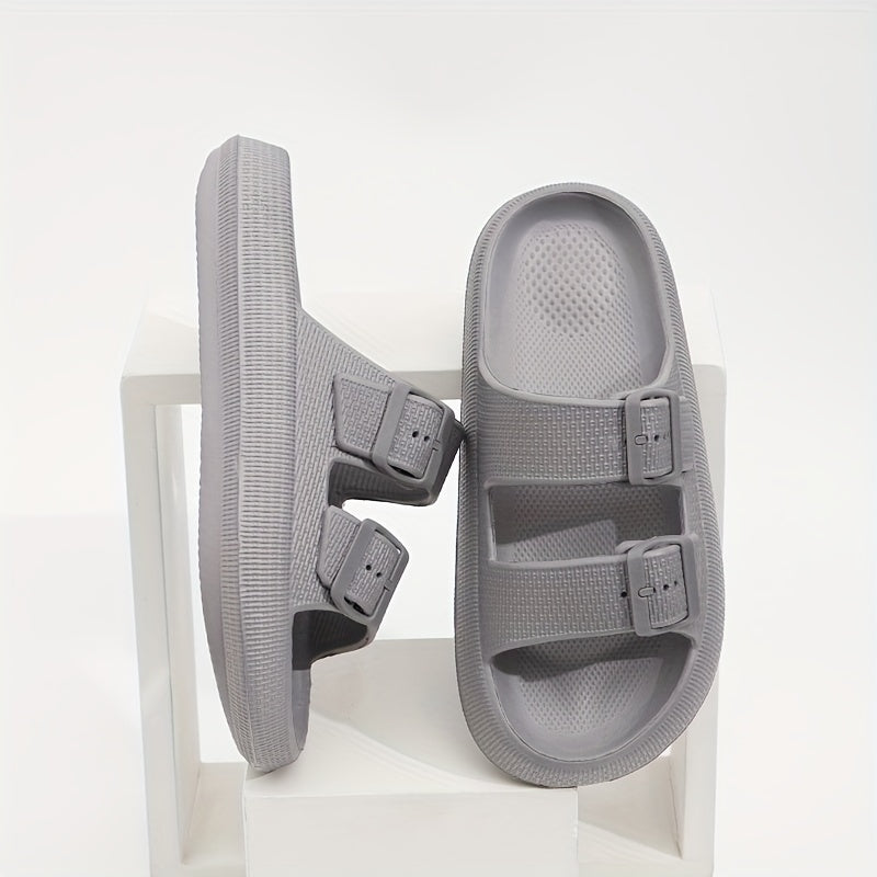 Women's Solid Color Slip-Resistant Quick-Dry Home and Outdoor Slippers