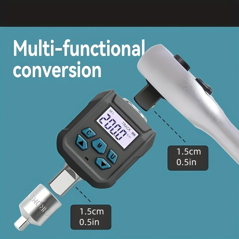 Adaptador de par digital de 1/2 pulgada con adaptadores de enchufe de 1/4 y 3/8 pulgada