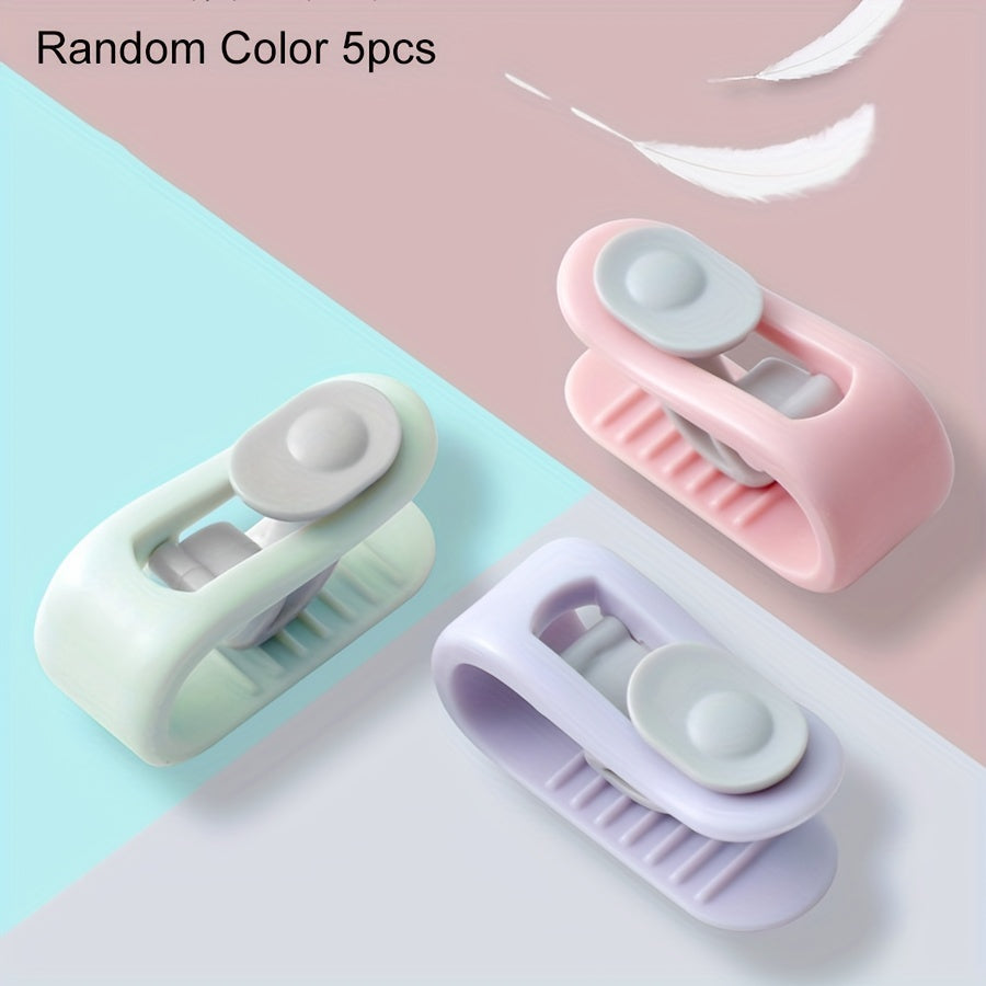 Set of 5 Bed Sheet Holders Non-Slip Clips for Blankets and Quilts Secure Grip
