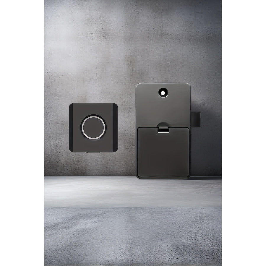 Biometrik barmoq izi shkaf va poyabzal shkaflari uchun qulf, batareyali, oson o'rnatish