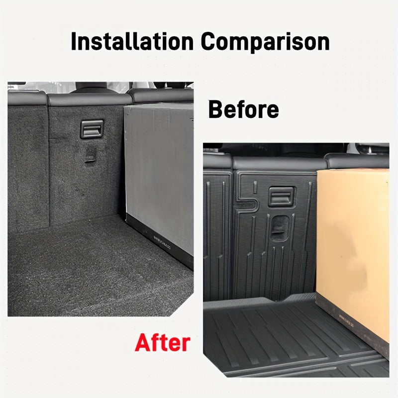 All-Weather TPE Car Rear Seat Back Protector for Second Row