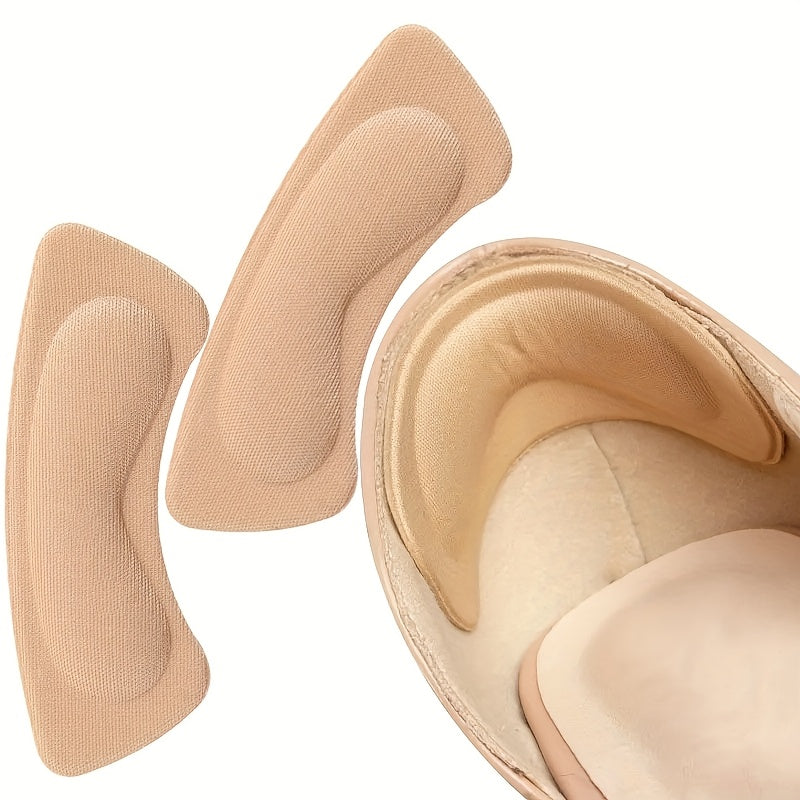 6 Pcs Women Men Thick Cushioned Shoe Insoles Black Beige Anti-Slip