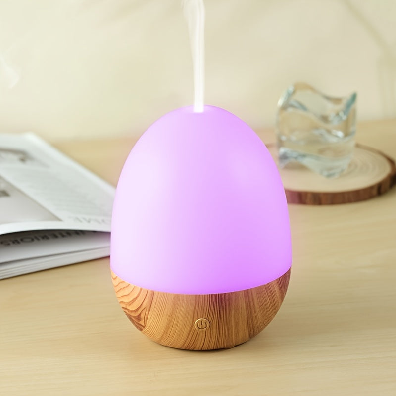 Wood Print Humidifier with Aromatherapy Diffuser for Home Office Travel Relaxation