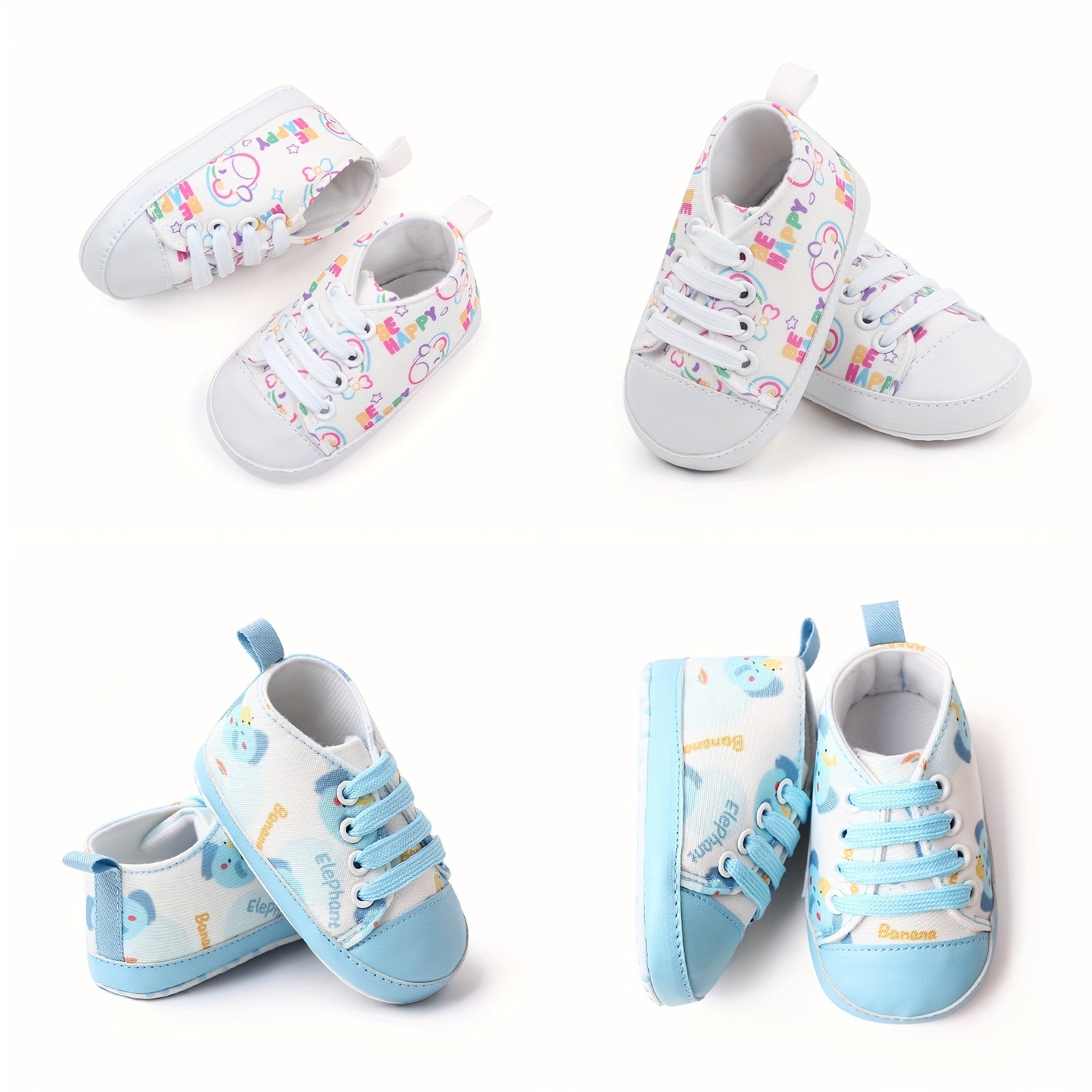 Детские кроссовки-канвас с мультяшным принтом, регулируемый шнуровкой, для внутреннего использования, повседневные