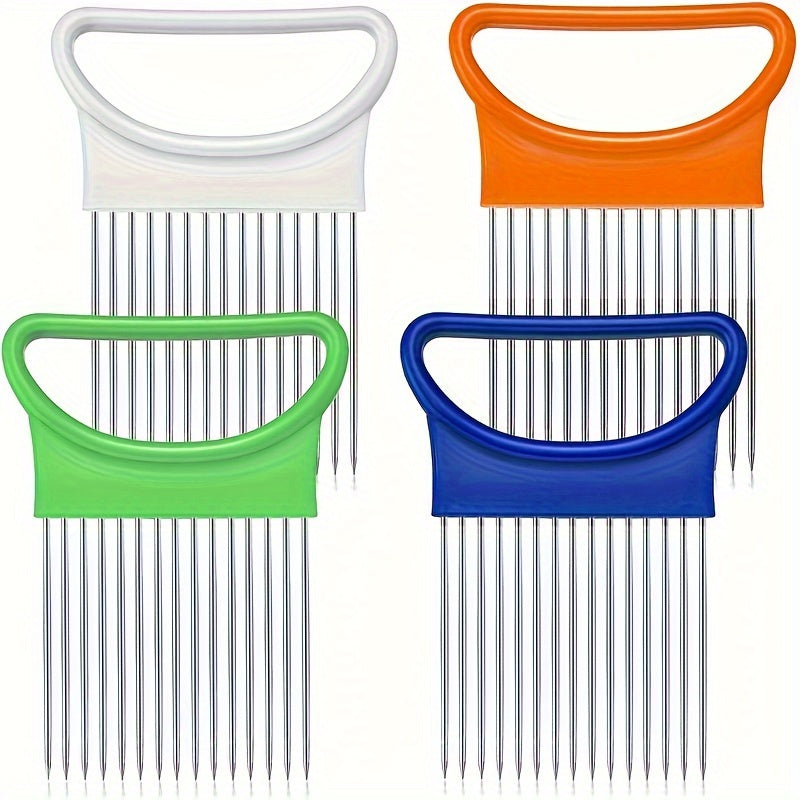 Stainless Steel Onion Cutter Meat Tenderizer Fork Shredder Kitchen Tool