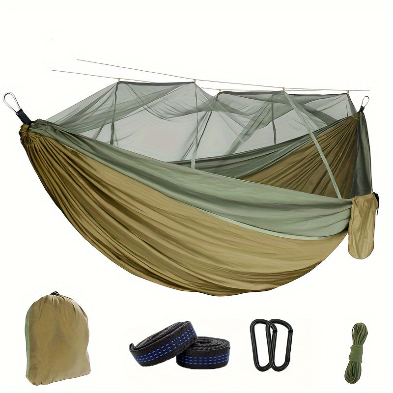 Double Outdoor Hammock with Mosquito Net for Camping and Travel