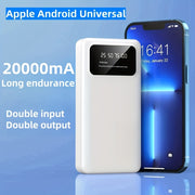 Portable Power Bank with USB Type-C Rechargeable Lithium Battery