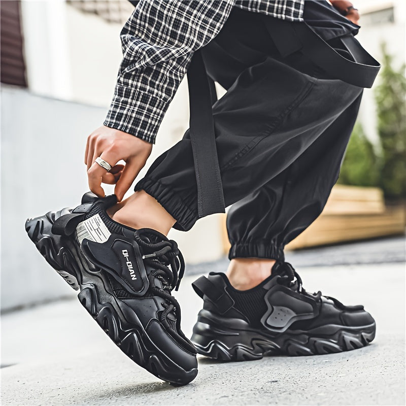 Men's All-Season Sneakers Breathable Non-Slip Thick Sole for Running Training Casual