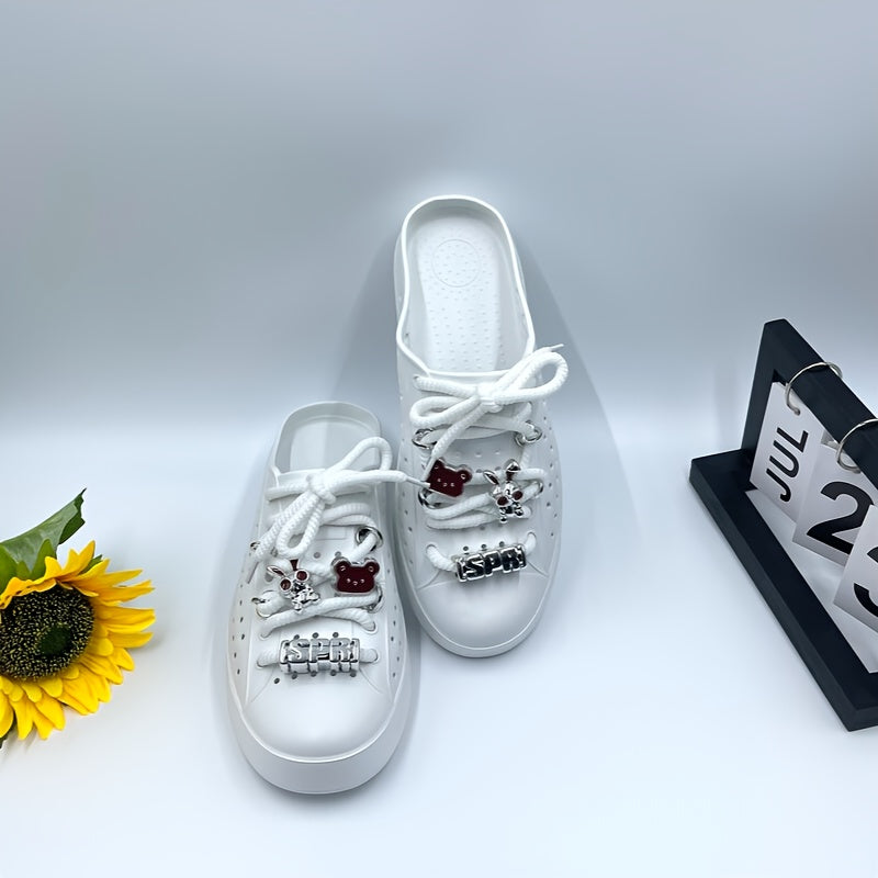 Women's Slip-On Clogs Breathable EVA Flat Shoes for Indoor Outdoor Use