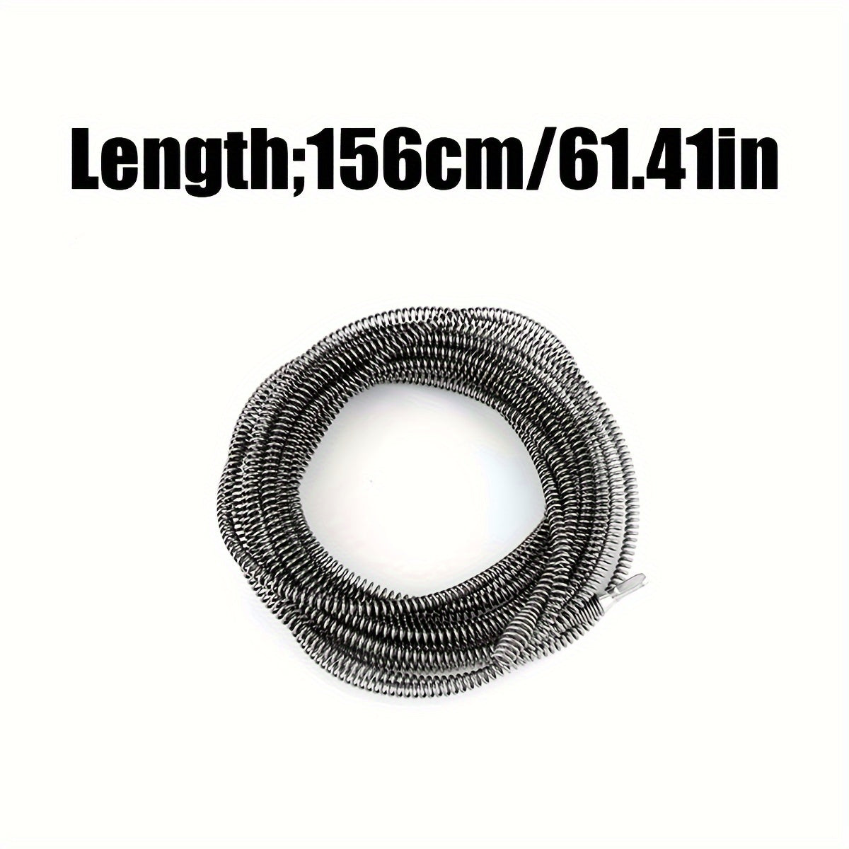 Extendable Electric Drain Auger for Clogs in Toilets and Drains Durable Metal Residential Commercial