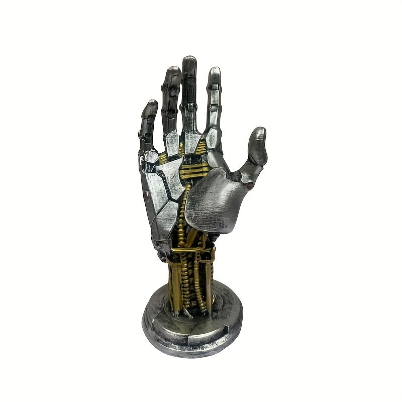 Cyberpunk Mechanical Hand Gaming Controller Stand Desktop Headphone Holder Black Durable Universal Fit