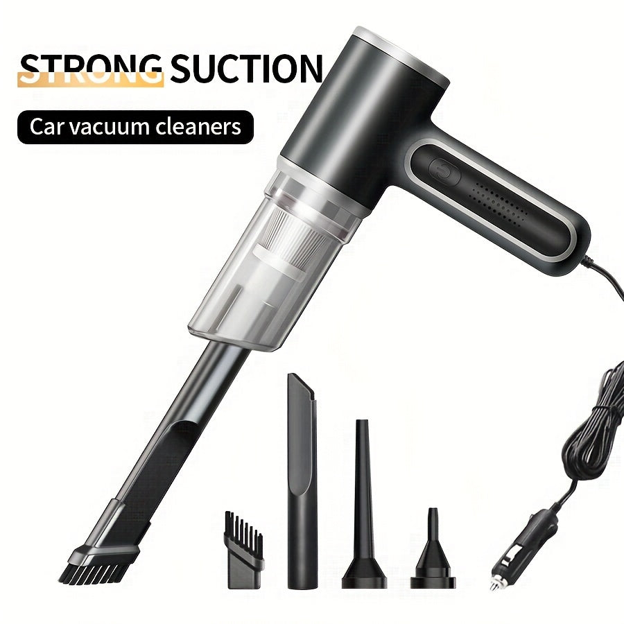 Мини портативный автомобильный пылесос 12В с мощным всасыванием, легкий сборщик пыли