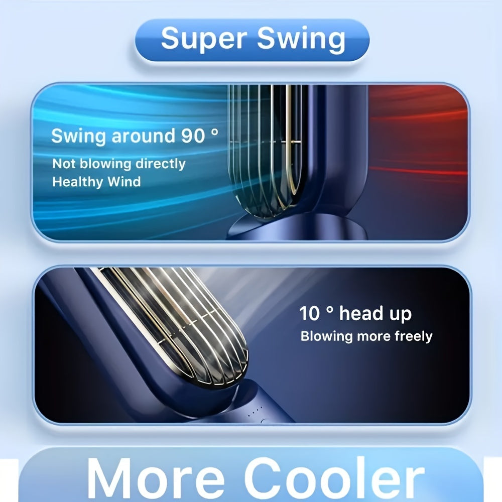 2023 Меҳмонхона ва Офис учун десктоп тури вентилятор USB қайта зарядланадиган 5 тезликда совутиш