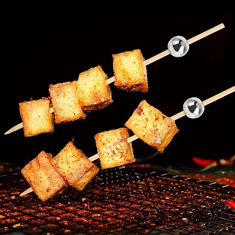 Bir martalik meva tishlari kokteyllar, snacks va ziyofat taomlari uchun, 100 dona