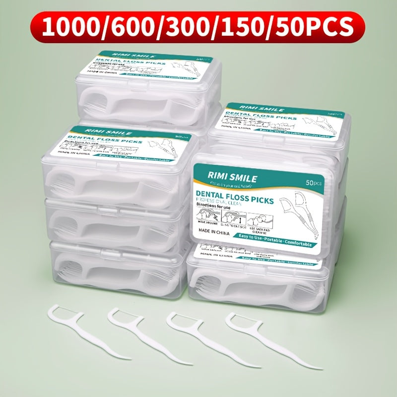 Dental Floss Sticks Oral Care Tools 50/100/300/600/1000pcs