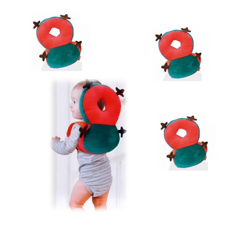 Bolalar uchun sozlanadigan bosh uchun yostiq, yumshoq donut dizayni va belbog' bilan
