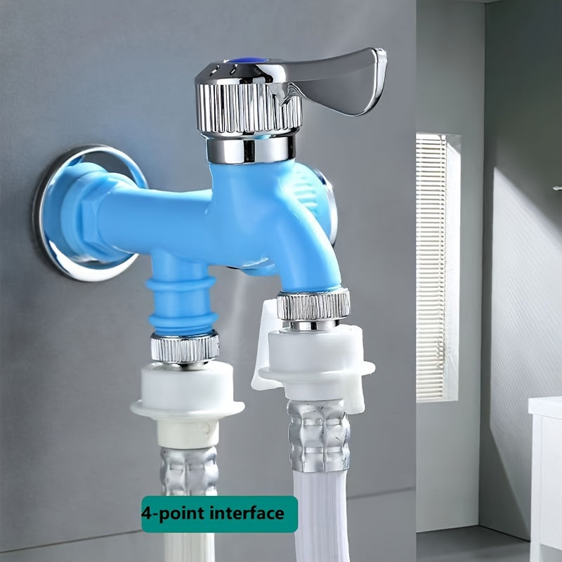 Universal RV Kitchen Faucet Double Water Outlets High Temperature Resistant Anti-Freeze