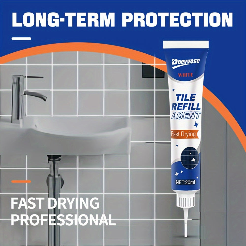 Multi-Purpose Waterproof Tile Sealant for Kitchen and Bathroom - Fast Drying Long-Lasting