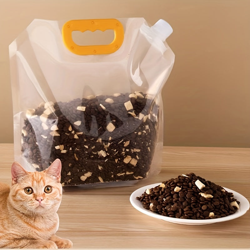 Set of 5 Reusable Food Storage Bags Airtight Seal Bulk Grain Refrigerator Moisture Insect Resistant