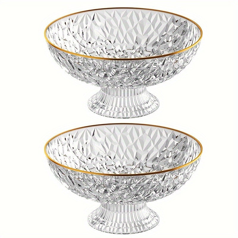 cesta de fruta de plástico con orificios de drenaje para frutas y verduras, cuenco decorativo para frutas secas y caramelos