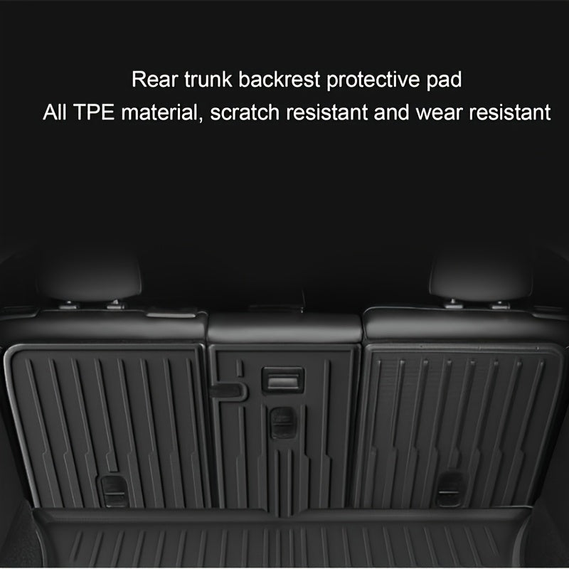 All-Weather TPE Car Rear Seat Back Protector for Second Row