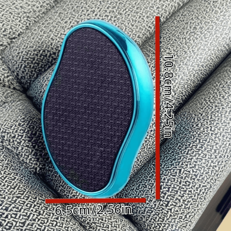 Teal Foot Care Pedicure Tool Ergonomic Callus Remover Heel Smoother Black Abrasive Surface